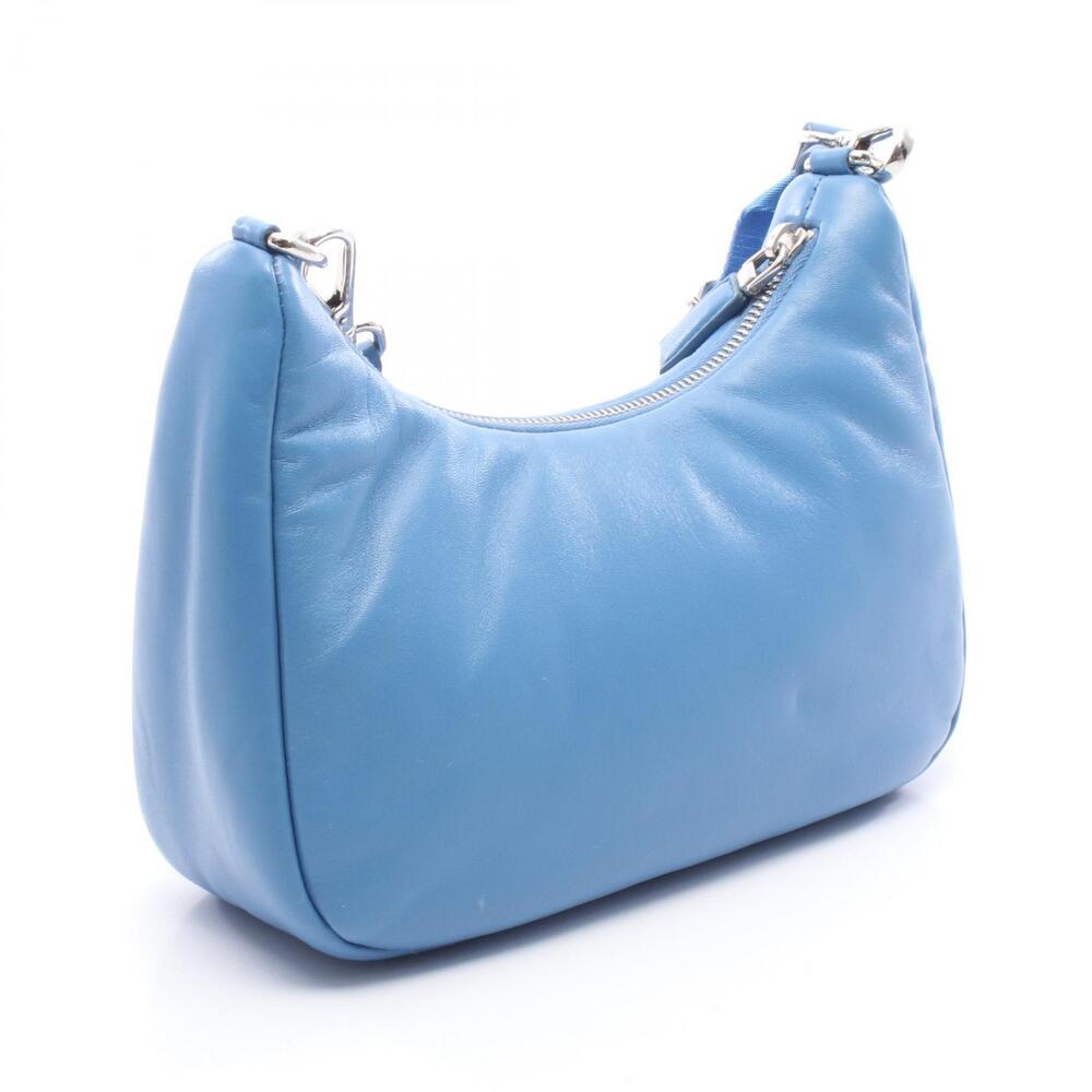 Prada Shoulder Edition Blue Leather Re Bag Blue